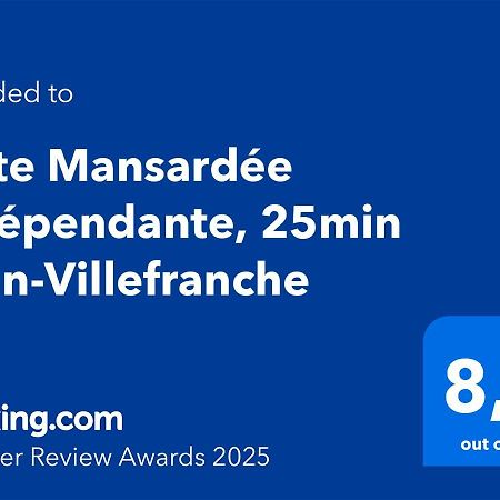 Suite Mansardee Independante, 25Min Lyon-Villefranche Chazay-d'Azergues 외부 사진